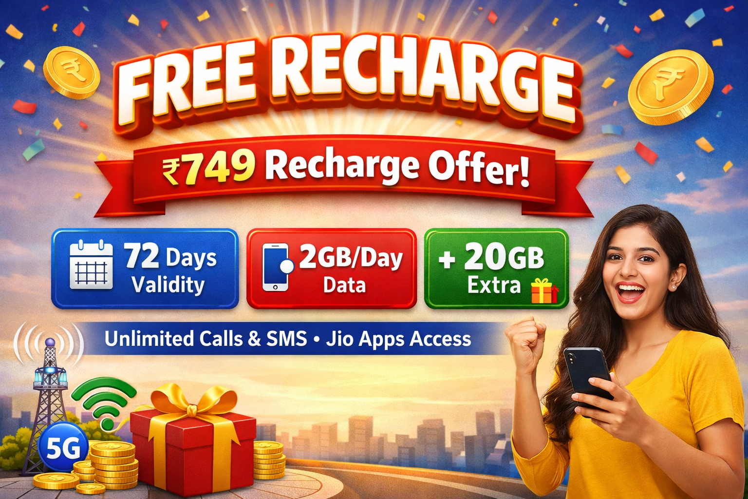 Jio ₹749 Recharge Plan